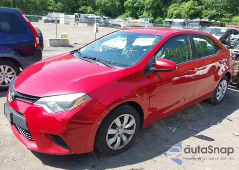 2014 Toyota Corolla Le from USA, damaged, VIN 2T1BURHE1EC060173